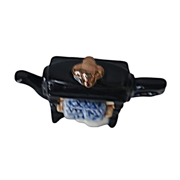 VINTAGE TINY CARDEW MINI / MINIATURE WRINGER WASHSTAND TEAPOT 2" TALL - Picture 5 of 6